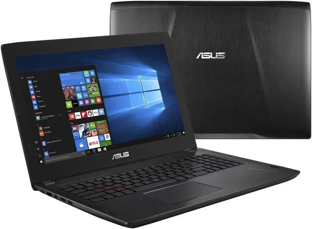 Alt view image 6 of 12 - ASUS FX502VM-AS73 Gaming Laptop Intel Core i7 7th Gen 7700HQ (2.80 GHz) 16 GB DDR4 Memory 1 TB HDD 128 GB SSD NVIDIA GeForce GTX 1060 3 GB GDDR5 VR Ready 15.6" Windows 10 Home 64-Bit