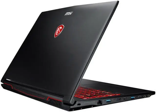 Alt view image 4 of 7 - MSI GL62M 7RDX-1646 15.6" Gaming Laptop - Intel Core i7-7700HQ Processor 2.80GHz; NVIDIA GeForce GTX 1050 2GB GDDR5; 8GB DDR4-2400 RAM; 256GB Solid State Drive