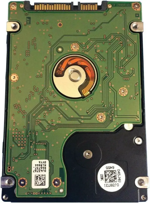 Alt view image 3 of 4 - Hitachi 2.5" Desktop Internal Hard Drive 500GB 5400rpm 8MB Cache SATA 6Gb/s 7pin HDD for Laptop, PC P/N: 0J47805 HTS545050A7E680
