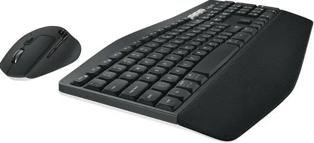 Alt view image 3 of 7 - Logitech MK850 2.4 GHz Multi-Device Performance USB Wireless Keyboard & Optical Mouse Combo Pack for PC 920-008219, Black