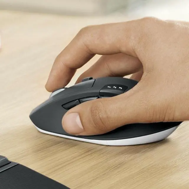 Alt view image 5 of 7 - Logitech MK850 2.4 GHz Multi-Device Performance USB Wireless Keyboard & Optical Mouse Combo Pack for PC 920-008219, Black
