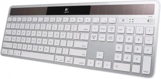 Main image of Logitech K750 2.4GHz Wireless Solar Recharging Slim Keyboard for Mac 920-003677, Silver