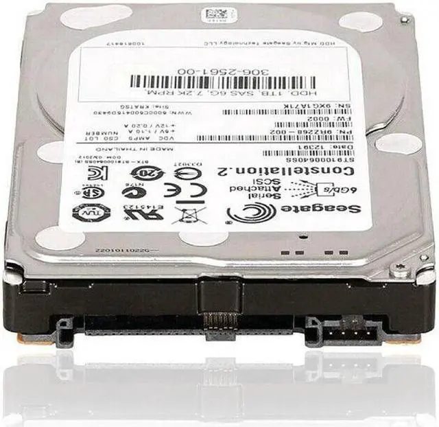 Alt view image 3 of 6 - Seagate Constellations.2 1TB 2.5" Internal Hard Drive 7200rpm 64MB Cache SAS 6Gb/s HDD for Server or PC, ST91000640SS
