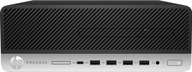 Alt view image 3 of 5 - HP Prodesk 600 G3 SFF Computer Core I5-7500 3.4GHz 16GB DDR4 256GB SSD DVD Windows 10 Home 12 Month Warranty