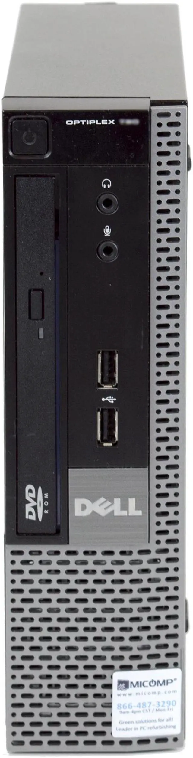 Alt view image 4 of 6 - Dell Optiplex 780 Ultra Small Form Factor Core 2 Duo Dual Core 3.0Ghz 4Gb 500Gb Dvd Windows 10 Pro 64 Bit 19" Lcd & Wifi