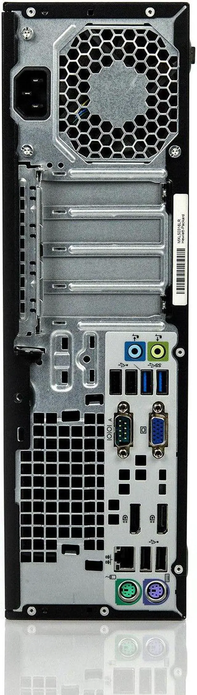 Alt view image 5 of 5 - HP ProDesk 400 G1 SF Dual Core 3.4Ghz 8GB 256GB SSD Windows 10 PRO Desktop Computer PC
