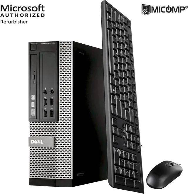 Alt view image 2 of 6 - Fast Dell 9020 SFF I5-4570 Quad Core 3.2Ghz 8Gb 500Gb Desktop Computer PC Windows 10 Home 1 Year Warranty