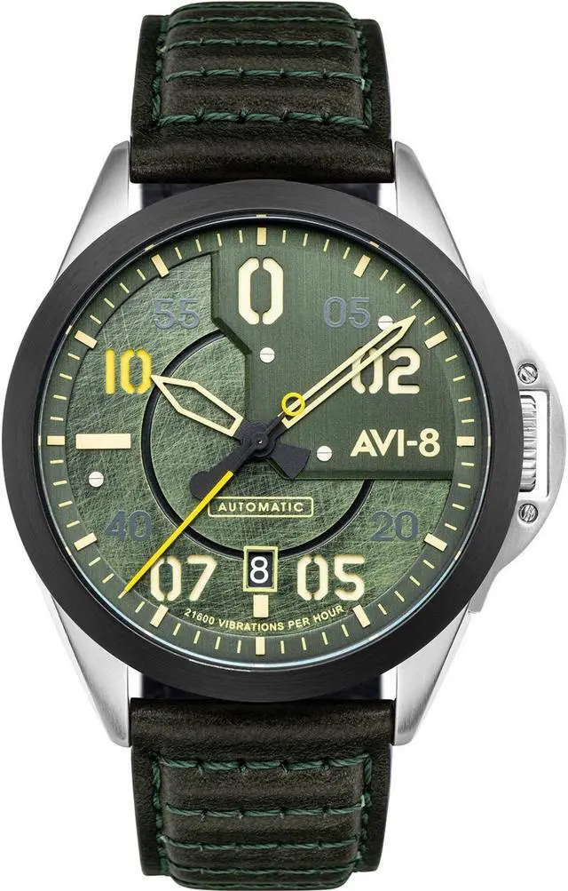 Main image of Mans watch P51 MUSTANG, Hitchcock Automatic, Greentree AV-4086-03
