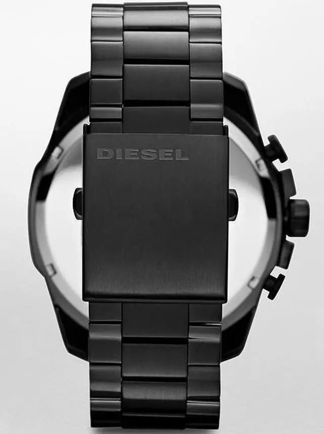 Alt view image 4 of 20 - Men's Black Diesel Mega Chief XL Chronograph Watch DZ4283