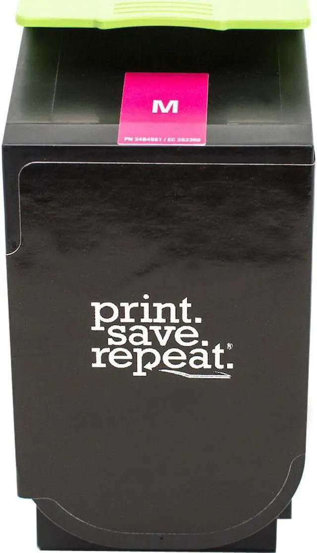 Alt view image 2 of 3 - Print.Save.Repeat. Lexmark 801HM Magenta High Yield Toner Cartridge for CX410, CX510 [3,000 Pages]
