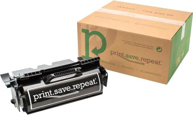Alt view image 4 of 4 - Print.Save.Repeat. Lexmark 64404XA Extra High Yield Label Applications Toner Cartridge for T644 [32,000 Pages]