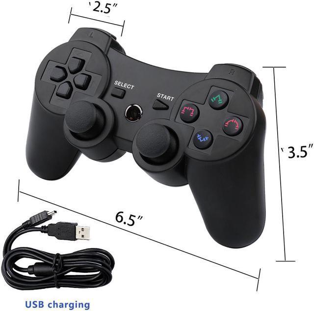 PS3 Controller Wireless 2 Pack Gamepad for PlayStation 3