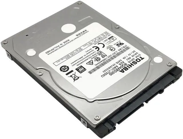 Alt view image 5 of 7 - TOSHIBA MQ04ABD200 2TB 5400 RPM 128MB Cache SATA 6.0Gb/s 2.5" Internal Notebook Hard Drive