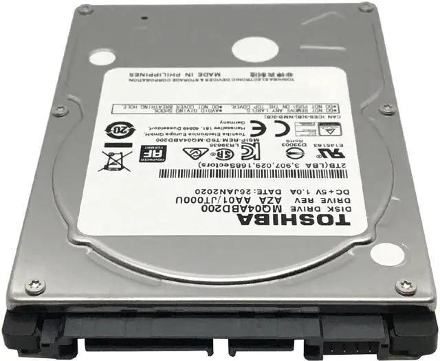 Alt view image 7 of 7 - TOSHIBA MQ04ABD200 2TB 5400 RPM 128MB Cache SATA 6.0Gb/s 2.5" Internal Notebook Hard Drive