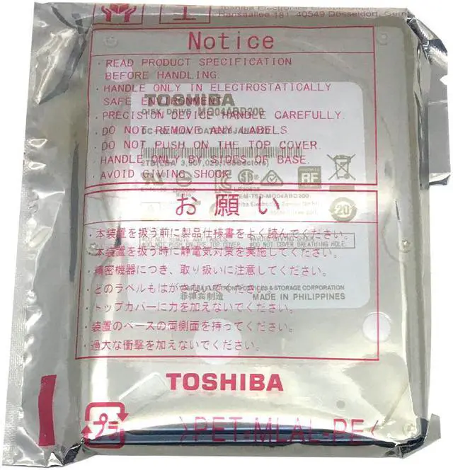 Alt view image 4 of 7 - TOSHIBA MQ04ABD200 2TB 5400 RPM 128MB Cache SATA 6.0Gb/s 2.5" Internal Notebook Hard Drive