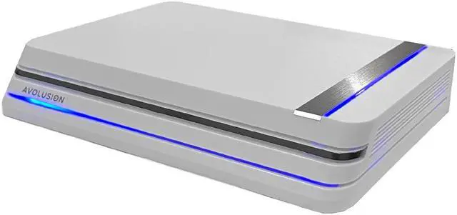 Alt view image 3 of 7 - Avolusion HDDGEAR PRO X (White) 8TB USB 3.0 External Gaming Hard Drive for PS5 Game Console - 2 Year Warranty