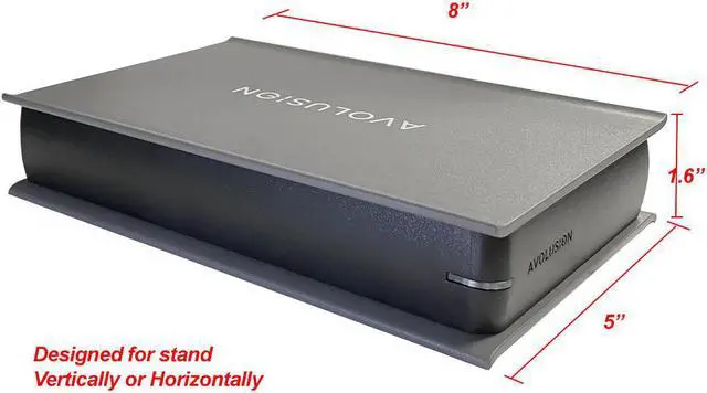 Alt view image 4 of 7 - Avolusion PRO-5X Series 4TB USB 3.0 External Gaming Hard Drive for PS5 Game Console (Grey) - 2 Year Warranty