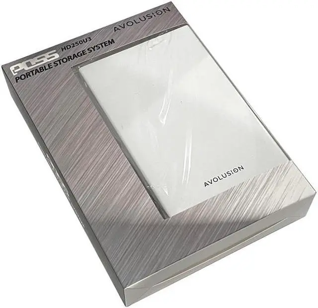 Alt view image 2 of 6 - Avolusion HD250U3-WH 1TB USB 3.0 Portable External Gaming PS4 Hard Drive - White (PS4 Pre-Formatted) - 2 Year Warranty