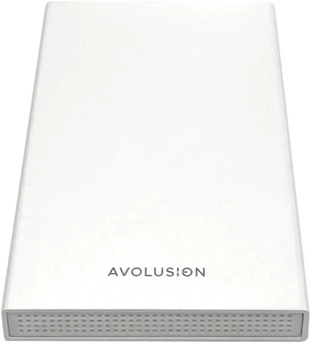 Alt view image 4 of 6 - Avolusion HD250U3-WH 1TB USB 3.0 Portable External Gaming PS4 Hard Drive - White (PS4 Pre-Formatted) - 2 Year Warranty
