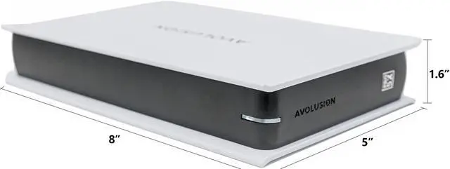 Alt view image 6 of 7 - Avolusion PRO-5X Series 12TB USB 3.0 External Hard Drive for WindowsOS Desktop PC / Laptop (White) - 2 Year Warranty