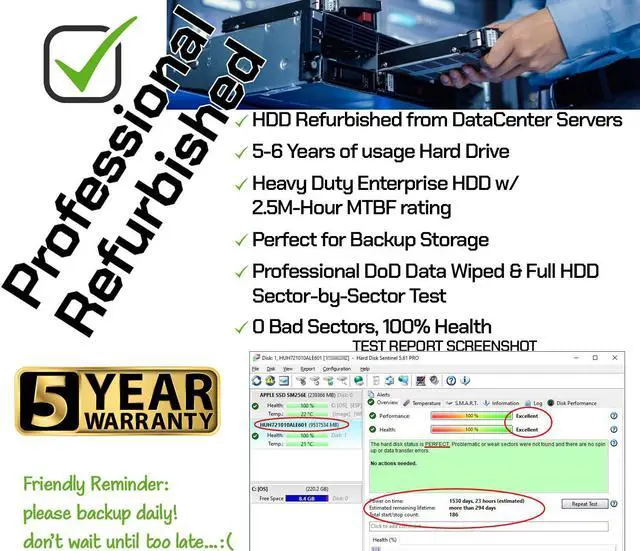 Alt view image 7 of 13 - HGST WD Ultrastar DC HC510 10TB SATA 6Gb/s HDD | 3.5" Enterprise SED | Model: HUH721010ALE601