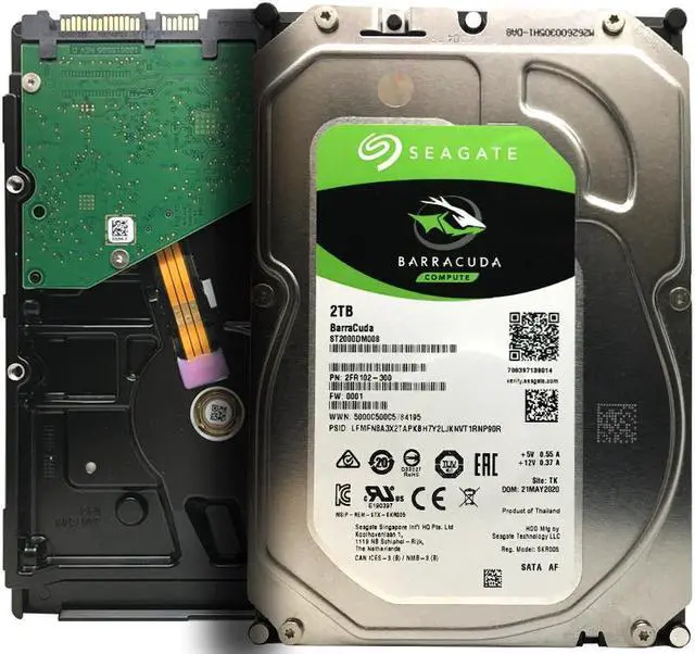Alt view image 5 of 6 - Seagate Barracuda ST2000DM008 2 TB 3.5" Internal Hard Drive - SATA
