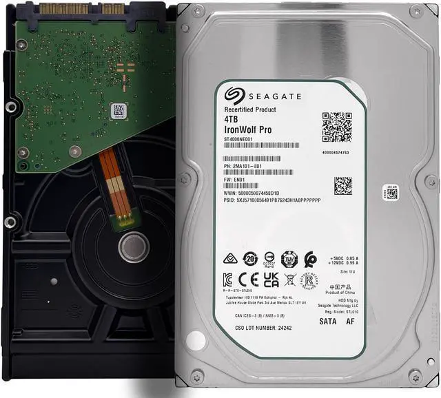 Alt view image 2 of 8 - SEAGATE ST4000NE001 Ironwolf Pro 4tb 7200rpm 3.5inch 128mb Buffer Sata-6gbps Internal Hard Disk Drive.