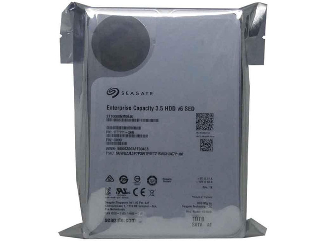 Seagate Exos 10TB 7 2K SAS 12G 4Kn ST10000NM0206 Enterprise 3 5\" Hard...