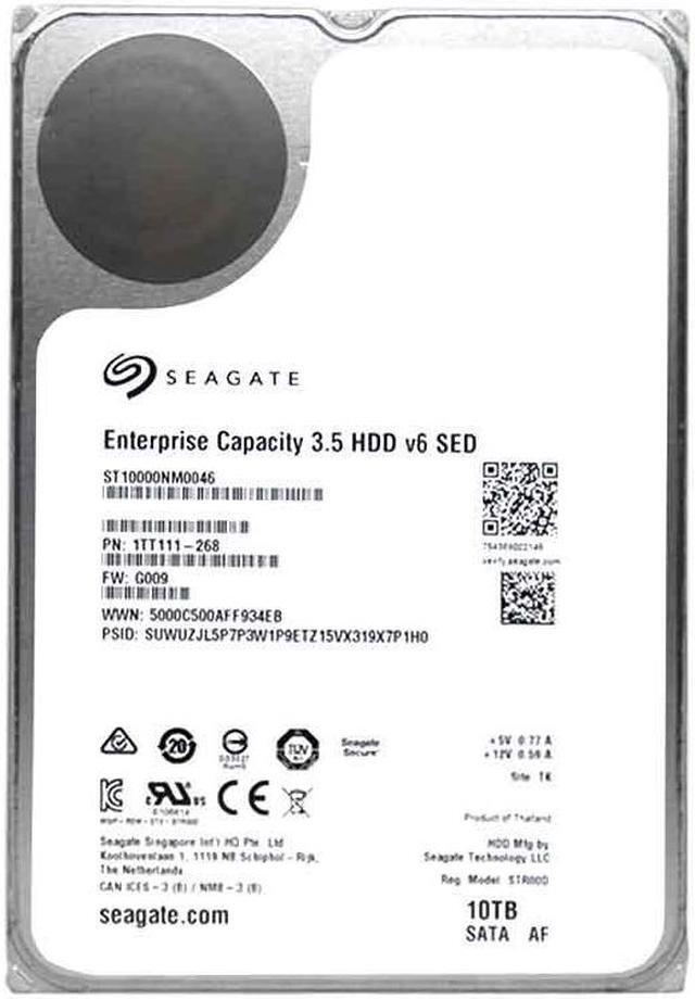 Main image of Seagate Enterprise Capacity ST10000NM0046 10TB 7200RPM SATA 6.0Gb/s 256MB Cache Internal Enterprise Hard Drive - 5 Years Warranty