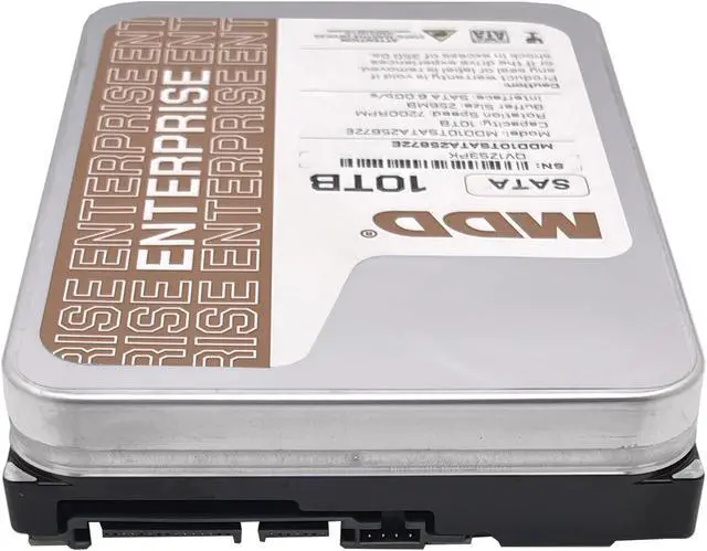 Alt view image 2 of 4 - MDD 10TB 7200RPM SATA 6.0Gb/s 256MB 3.5inch Internal Enterprise Hard Drive (MDD10TSATA25672E) - 5 Years Warranty