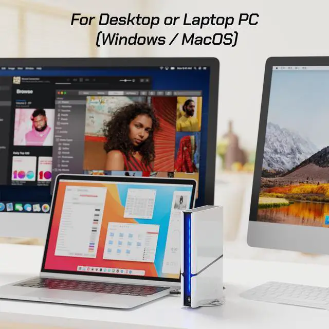 Alt view image 5 of 7 - Avolusion PRO-H1 Series 3TB 7200RPM USB 3.2 Gen2 (10Gbps) External Hard Drive (for Windows or MacOS Desktop PC/Laptop)