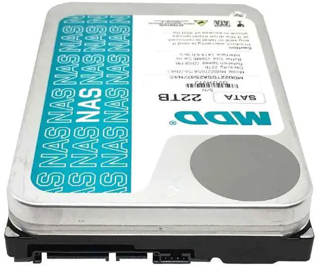Alt view image 4 of 6 - MDD MDD22TS25672NAS 22TB 7200 RPM 256MB Cache SATA 6.0Gb/s 3.5" Internal Hard Drive for NAS Network Storage