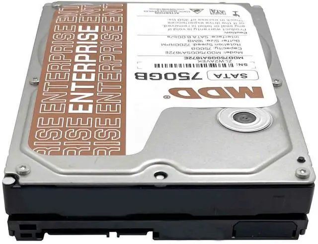 Alt view image 4 of 6 - MDD 750GB 16MB Cache 7200PM SATA 3.0Gb/s 3.5inch Enterprise Hard Drive (MDD750GSA1672E) - 3 Year Warranty
