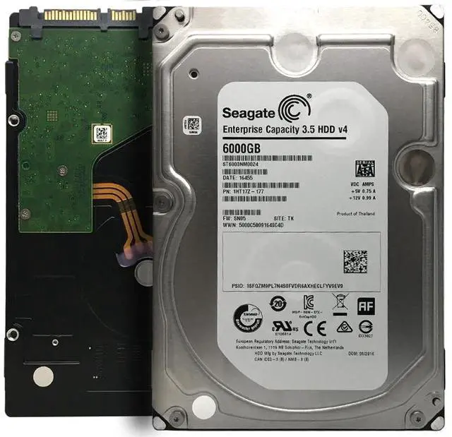 Main image of Seagate Enterprise Capacity 3.5 HDD 6TB 7200 RPM 512e SATA 6Gb/s 128MB-Cache 3.5-Inch Hard Disk Drive (ST6000NM0024)