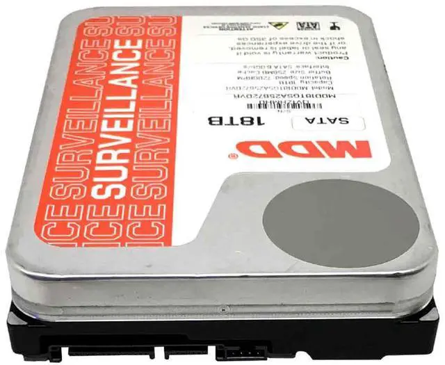 Alt view image 3 of 4 - MDD MDD18TSATA25672DVR 18TB 7200 RPM 256MB Cache SATA 6.0Gb/s 3.5" Internal Hard Drive for Surveillance