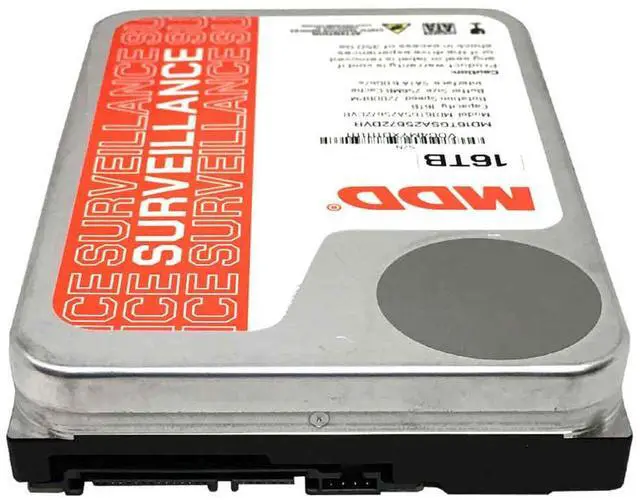 Alt view image 2 of 5 - MDD (MDD16TSATA25672DVR) 16TB 7200 RPM 256MB Cache SATA 6.0Gb/s 3.5" Internal Surveillance Hard Drive - 3 Years Warranty