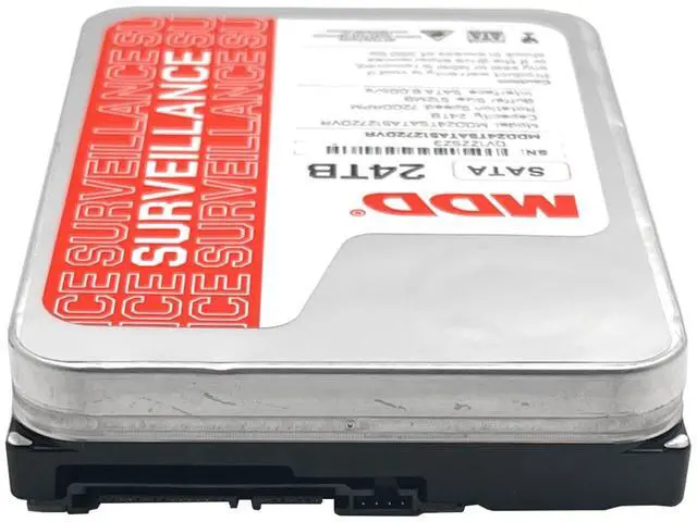 Alt view image 2 of 5 - MDD 24TB 7200RPM 512MB Cache SATA 6.0Gb/s 3.5inch Internal Hard Drive for Surveillance Storage (MDD24TS51272DVR)- 5 Years Warranty