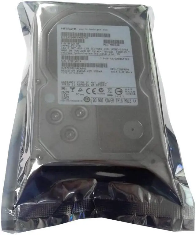 Alt view image 4 of 6 - Hitachi Ultrastar 7K3000 HUA723020ALA641 2TB 7200RPM 64MB Cache SATA 6.0Gb/s 3.5" Enterprise Hard Drive -OEM