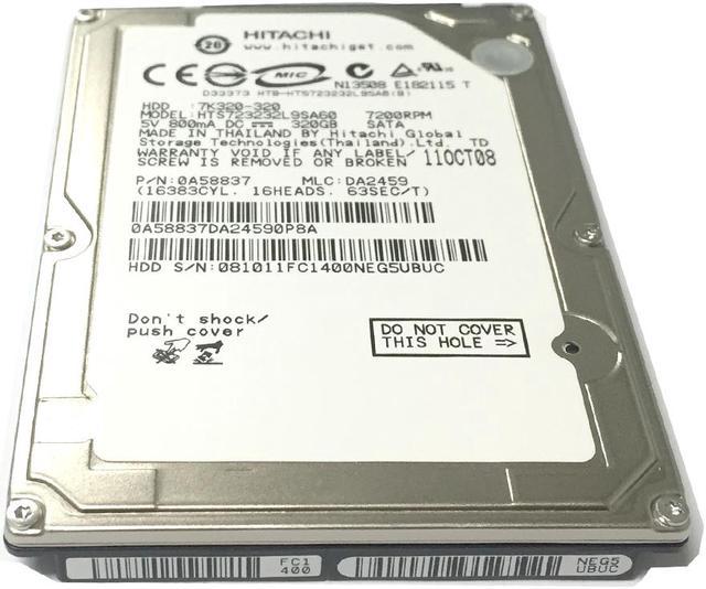 Hitachi Travelstar 7K320 HTS723232L9SA60 (0A58837) 320GB 16MB