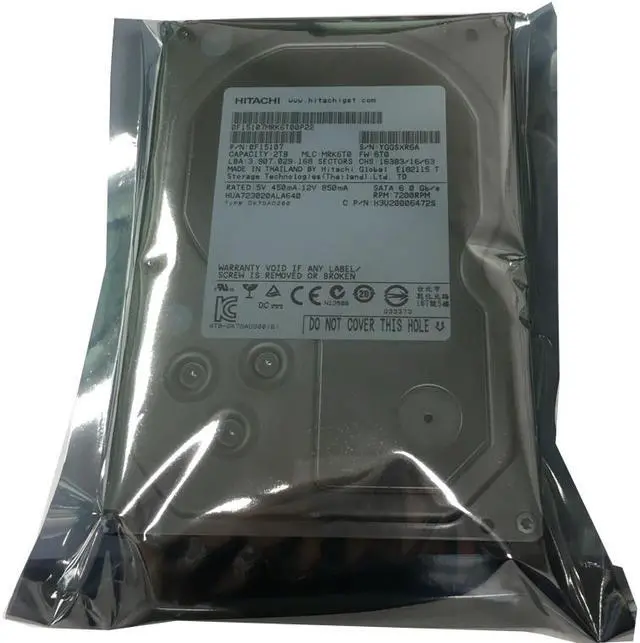 Alt view image 4 of 6 - HGST Ultrastar 7K3000 HUA723020ALA640 2TB 7200 RPM 64MB Cache SATA 6.0Gb/s 3.5" Enterprise Hard Drive