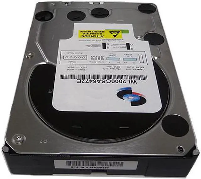Alt view image 3 of 5 - WL 2TB (2 Terabyte) 64MB Cache 7200RPM SATA 3.0Gb/s Internal 3.5" Hard Drive (Enterprise Grade) - w/ 1 Year Warranty