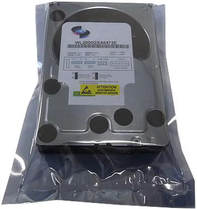 Alt view image 2 of 5 - WL 2TB (2 Terabyte) 64MB Cache 7200RPM SATA 3.0Gb/s Internal 3.5" Hard Drive (Enterprise Grade) - w/ 1 Year Warranty