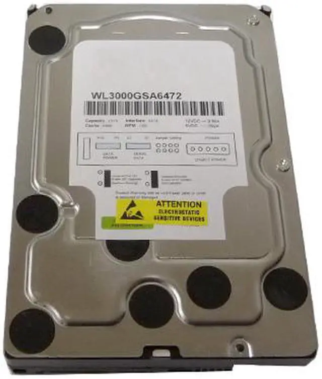 Alt view image 4 of 4 - WL 3TB IntelliPower 64MB Cache SATA III (6.0Gb/s) 3.5" Internal Desktop Hard Drive (For PC/Mac/DVR) w/1 Year Warranty