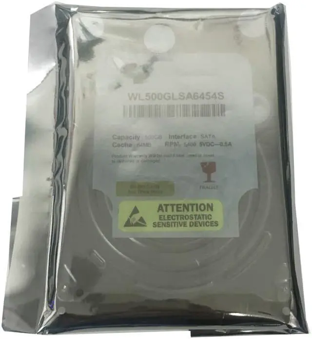 Alt view image 3 of 5 - WL 500GB 64MB Cache 5400RPM SATA III (6.0Gb/s) 7mm 2.5" Slim Mobile Hard Drive (PS3 & NoteBook)- w/ 1 Year Warranty