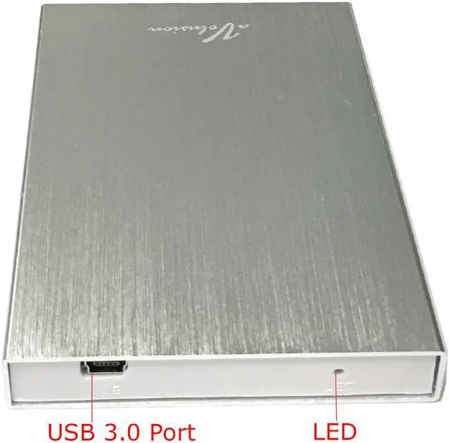 Alt view image 6 of 6 - Avolusion HD250U3 1TB Ultra Slim SuperSpeed USB 3.0 Portable External Hard Drive (Pocket Drive) (Silver) - 2 Year Warranty