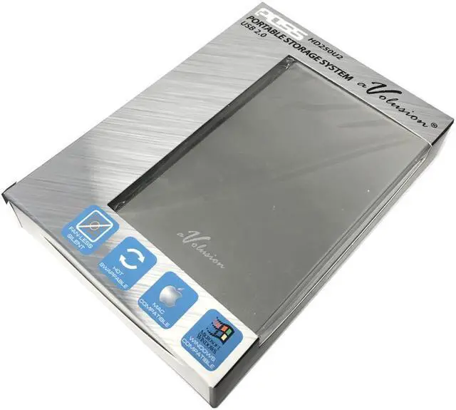 Alt view image 5 of 6 - Avolusion HD250U3 160GB Ultra Slim SuperSpeed USB 3.0 Portable External Hard Drive (Mac OS Formatted) (Silver) - 2 Year Warranty