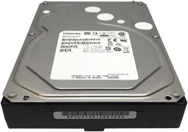 Alt view image 5 of 8 - TOSHIBA MD04ACA400 4TB 7200 RPM 128MB Cache SATA 6.0Gb/s 3.5" Internal Hard Drive