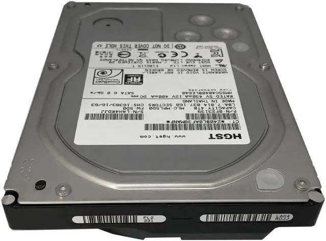 Alt view image 4 of 6 - HGST MegaScale DC 4000.B HMS5C4040BLE640 (0F22146) 4TB 64MB Cache SATA 6.0Gb/s 3.5" Enterprise CoolSpin Hard Drive Bare Drive