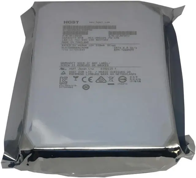 Alt view image 4 of 5 - HGST Ultrastar HE6 HUS726060ALA640 (0F18335) 6TB 7200RPM 64MB Cache SATA 6.0Gb/s 3.5" Enterprise Hard Drive