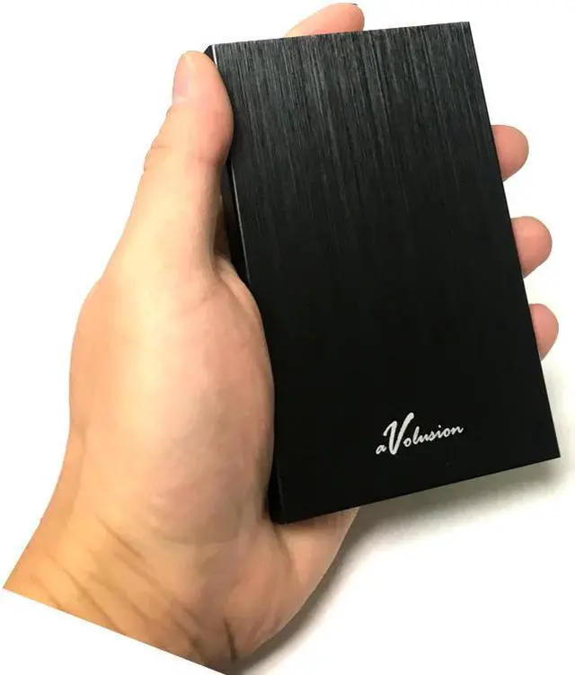 Alt view image 5 of 5 - Avolusion HD250U2 Ultra Slim 2.5" SATA to USB 2.0 External Hard Drive Enclosure (Black) (for 2.5" SSD & SATA Hard Drive) - 2 Year Warranty